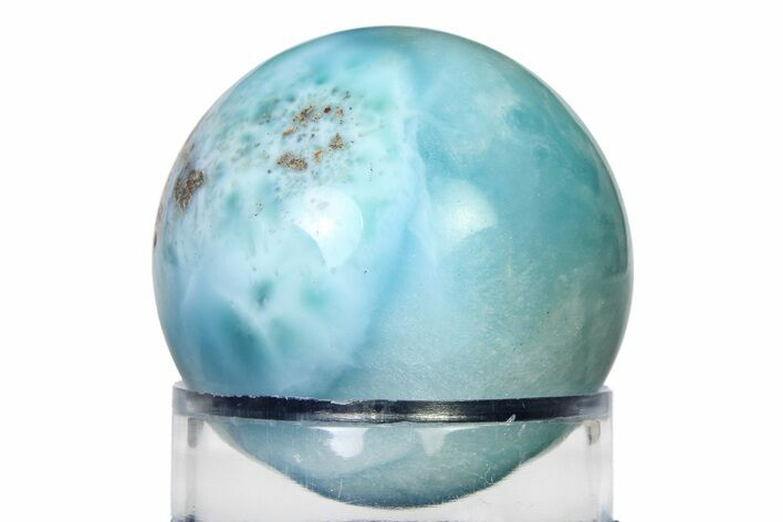 Polished Larimar Sphere - Dominican Republic #315100